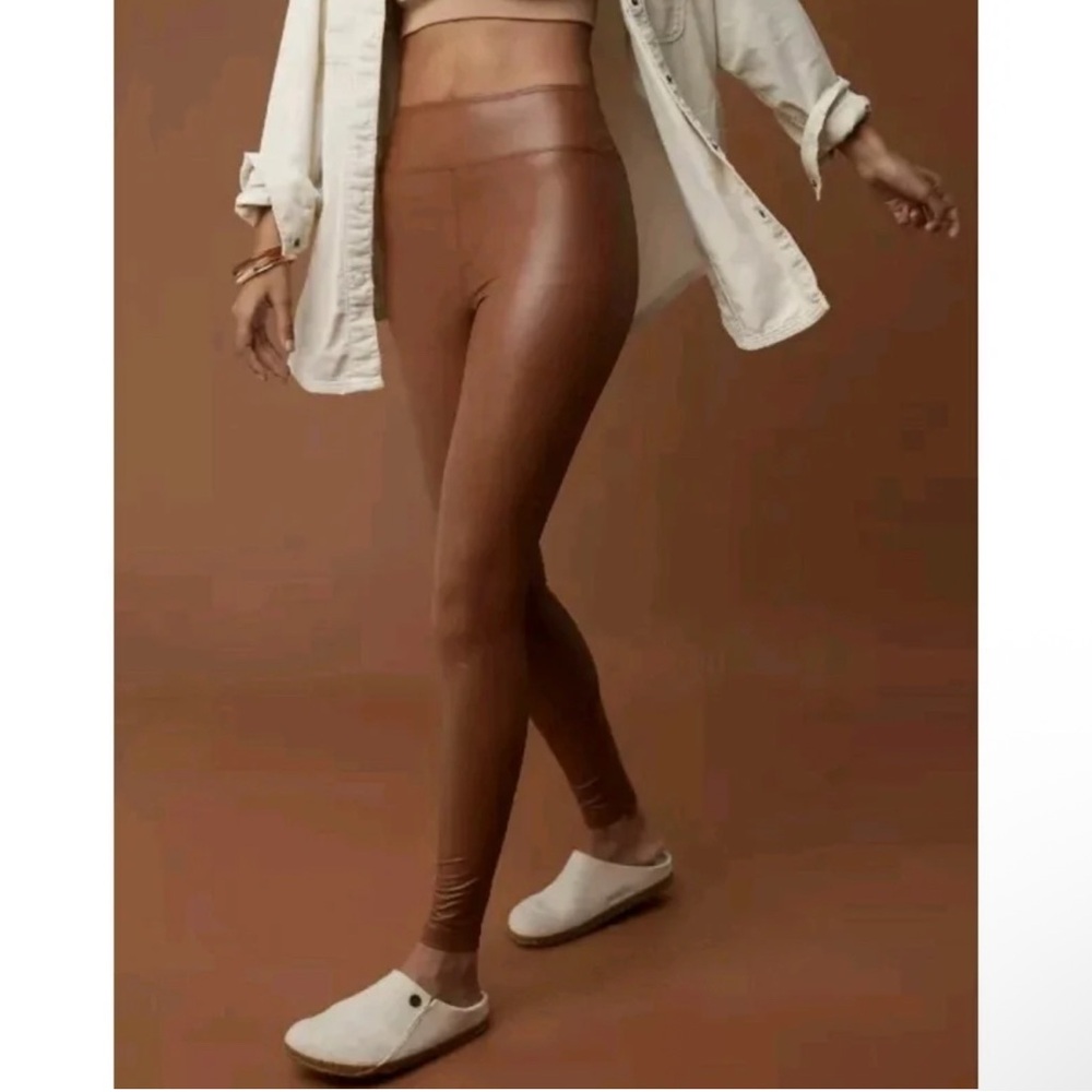 Aerie Offline Real Luxe Legging Brown Nwt